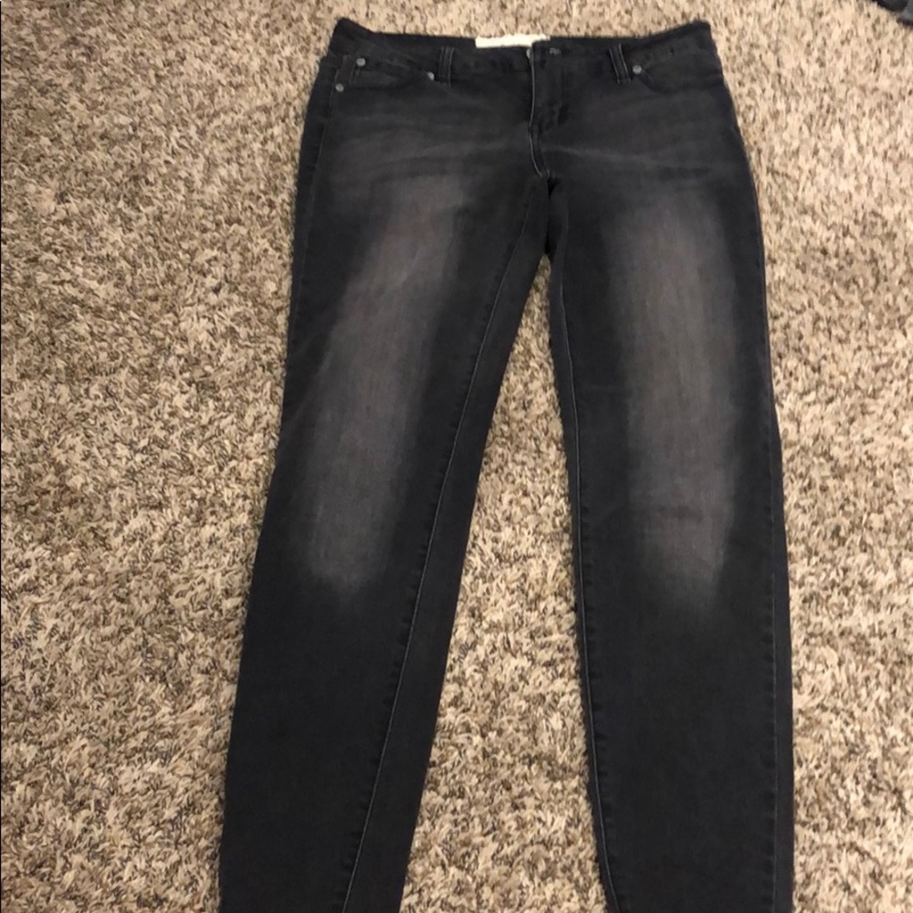 gray jeans